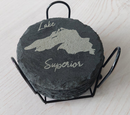 Slate Great Lakes Coaster Set