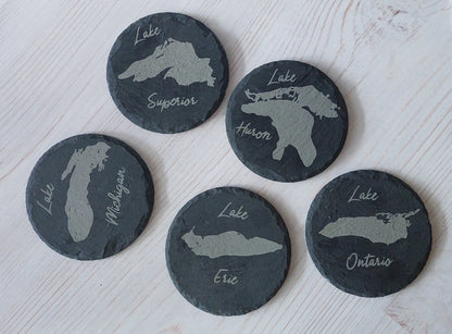Slate Great Lakes Coaster Set
