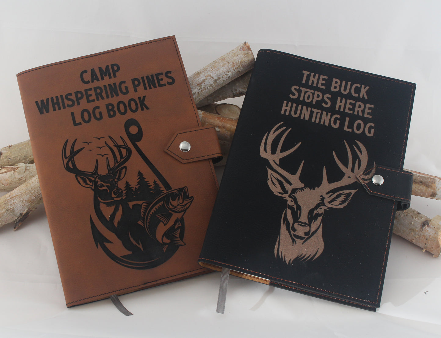 Leatherette Camp Log Book