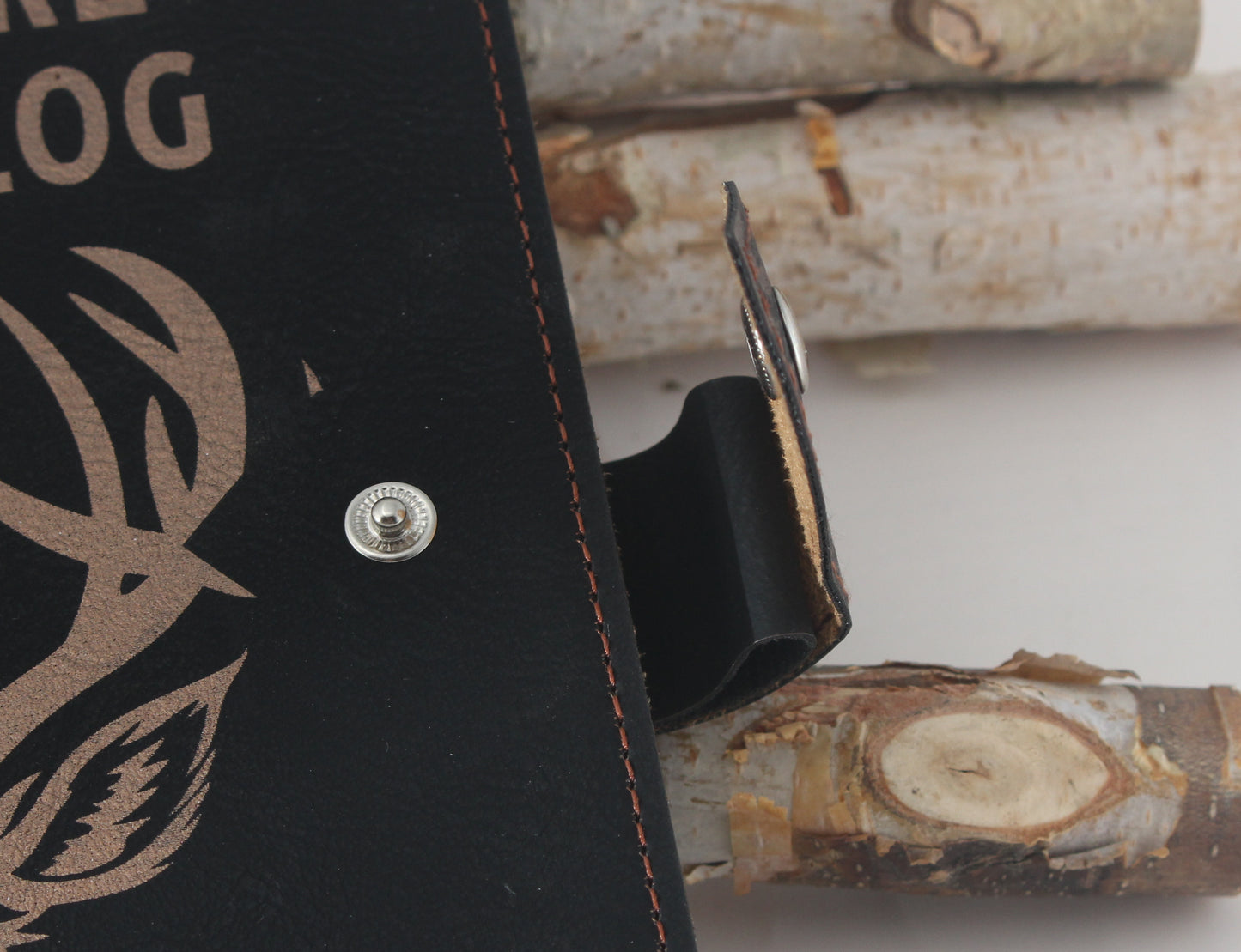Leatherette Camp Log Book