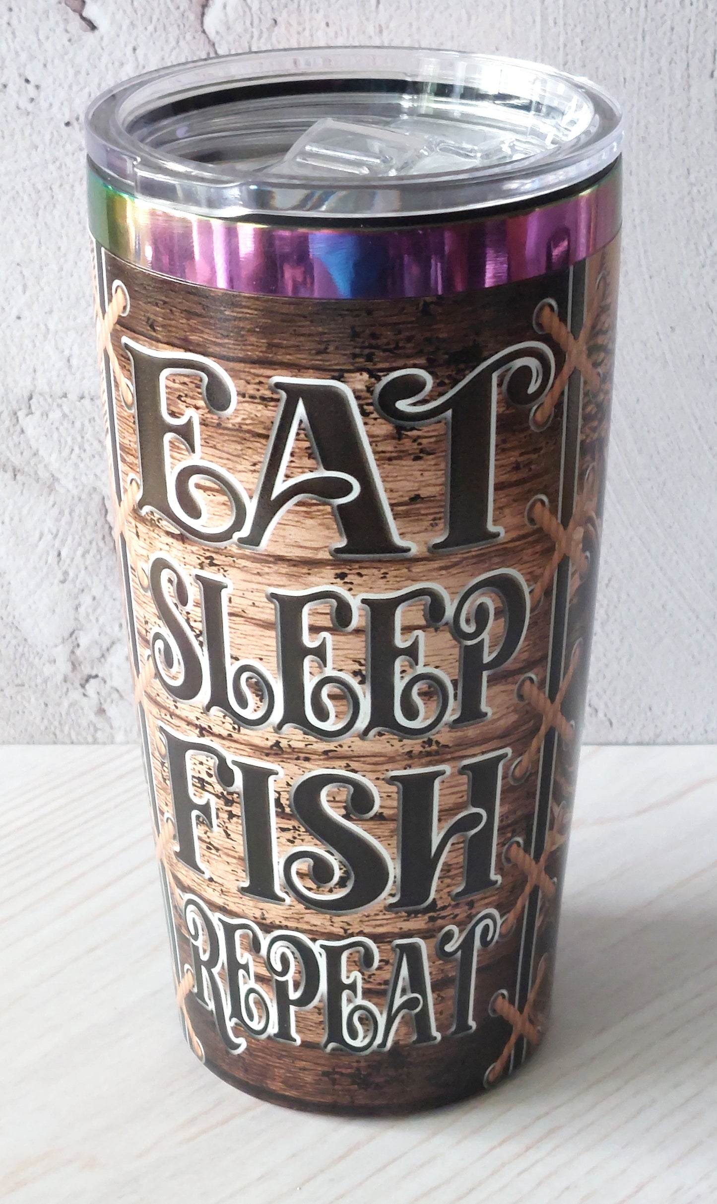 Eat Sleep Fish Repeat 20oz Tumbler