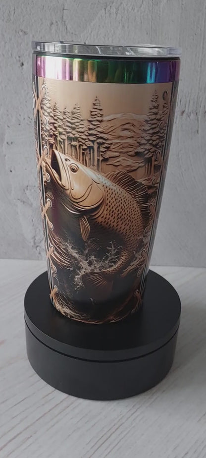 Eat Sleep Fish Repeat 20oz Tumbler